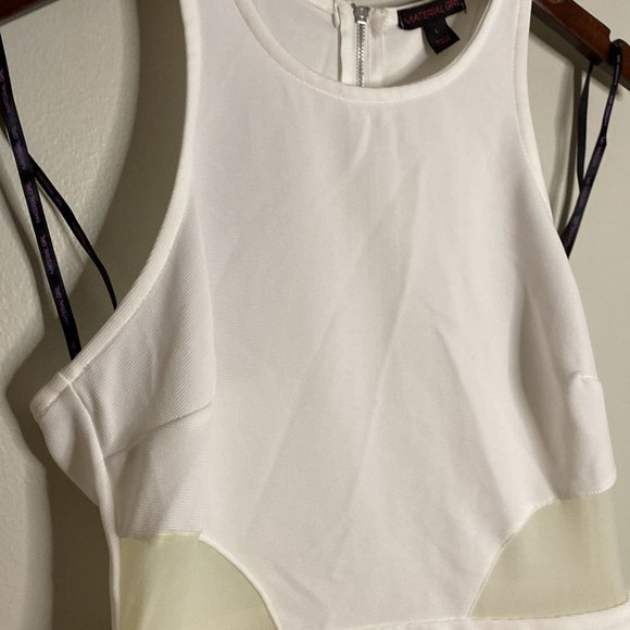 Material Girl Juniors Illusion Bodycon Maxi Dress - Picture 2 of 5